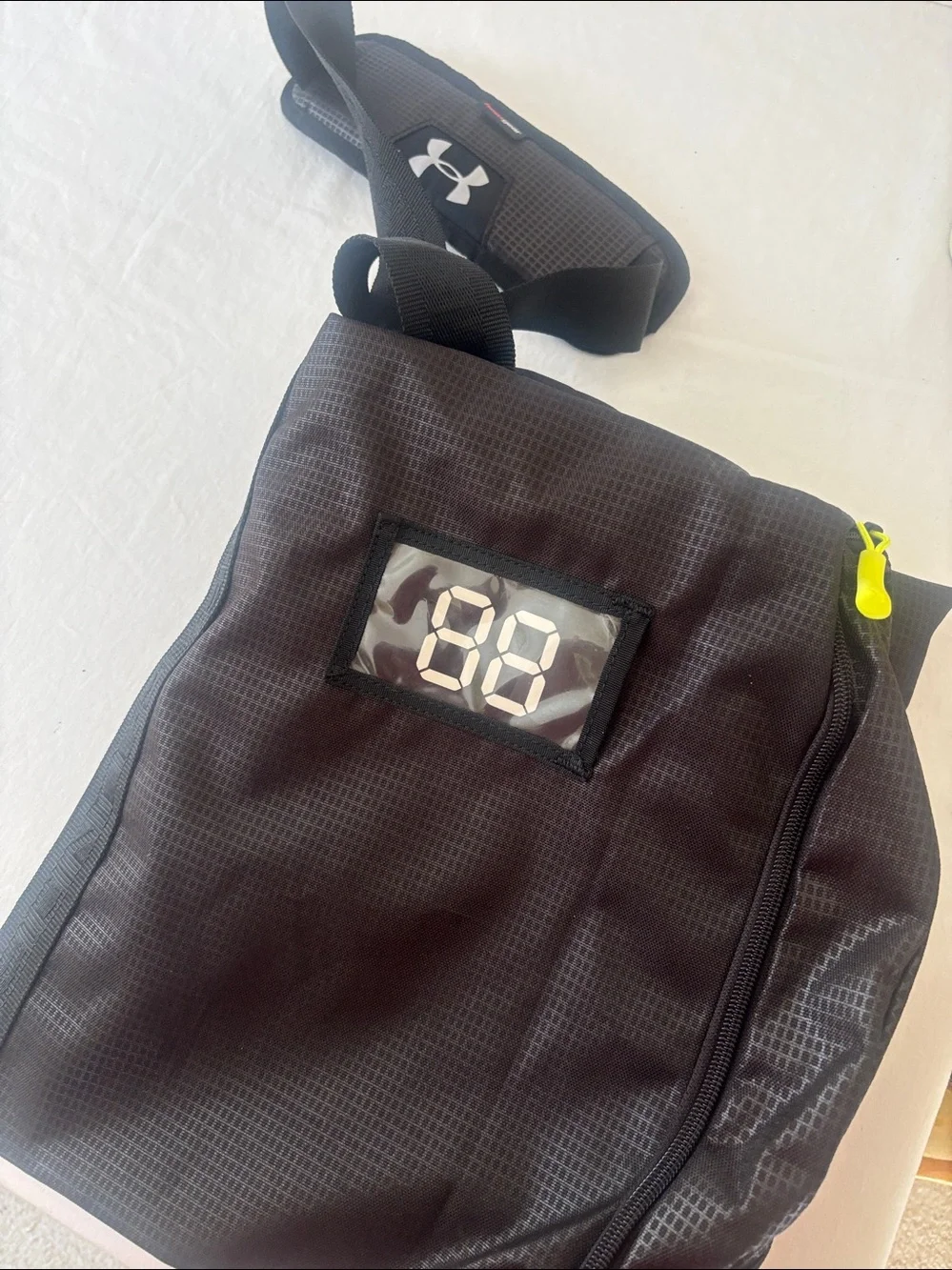Under Armour Black Duffel Backpack-Style Gear Bag